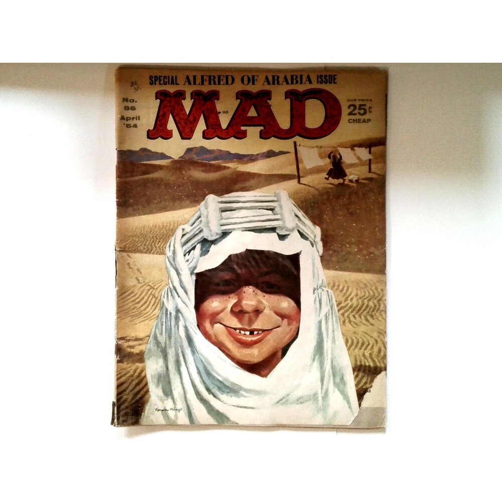 Mad Magazine #86 "Alfred of Arabia" April 1964 Norman Mingo Vintage Comic Book
